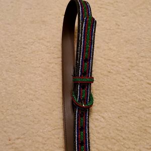 Jeans Belt 30” Vtg Metallic Glittery Look  Lightweight Belt Perfect For Jeans!